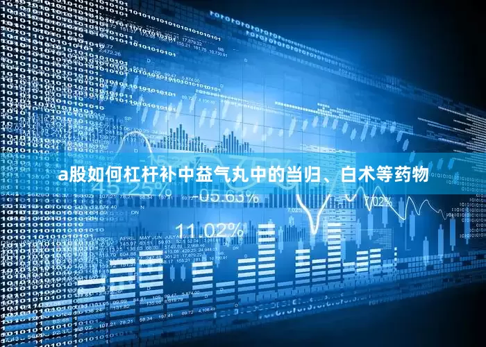 a股如何杠杆补中益气丸中的当归、白术等药物